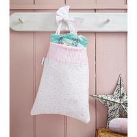 Clair de Lune Stars and Stripes Cot Pocket Pink