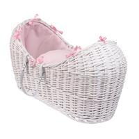 Clair de Lune White Noah Pod with Waffle Lining Pink