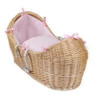 Clair de Lune Natural Noah Pod with Waffle Lining Pink