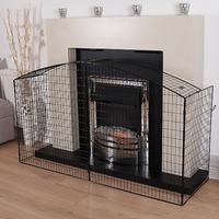 clippasafe classic fireguard in black