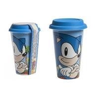 Classic Sonic The Hedgehog Ceramic Travel Mug