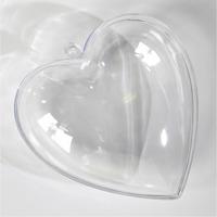 Clear Plastic Heart Shapes 100mm