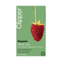 Clipper Organic White Tea with Raspberry 25 Bags
