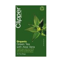Clipper Organic Green Tea and Aloe Vera 20 Bags