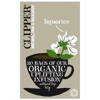 clipper organic uplifting infusion liquorice 20 bags