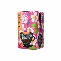 Clipper Flower Power Elderflower Hibiscus &amp; Limeflower Tea 20 bags