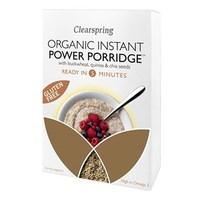 Clearspring Organic Instant Gluten Free Power Porridge with Buckwheat, Quinoa &amp; Chia Seeds 160g
