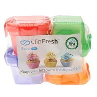 clip fresh 4 pack mini containers