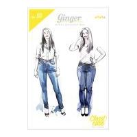 Closet Case Files Ladies Sewing Pattern Ginger Skinny Jeans