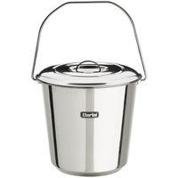 clarke clarke cht848 12ltr stainless steel bucket with lid