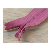 Clearance Concealed Invisible Closed End Zip 14cm Candy Pink