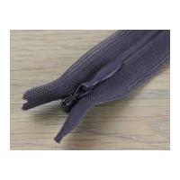 clearance concealed invisible closed end zip 15cm mauve