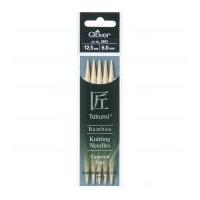 clover takumi bamboo double pointed knitting needles