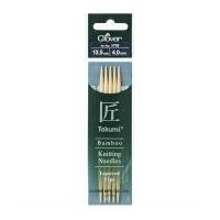 Clover Takumi Bamboo Double Pointed Knitting Needles