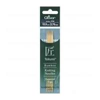 Clover Takumi Bamboo Double Pointed Knitting Needles