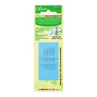 clover double eye sewing needles fine blunt tip