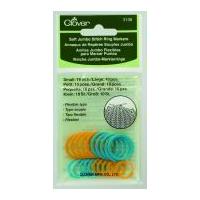 Clover Jumbo Soft Ring Knitting Stitch Markers