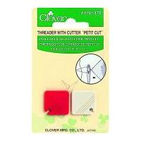 Clover Petit Needle Threader With Cutter