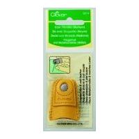 clover leather coin thimble