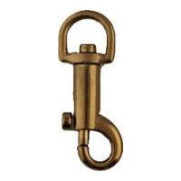 Clover Swivel Ring Clip Fasteners Antique Gold