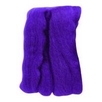 Clover Natural Wool Roving Violet