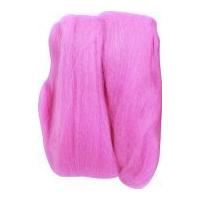 Clover Natural Wool Roving Pink