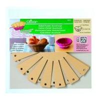 Clover Round Basket Frame Template 18cm