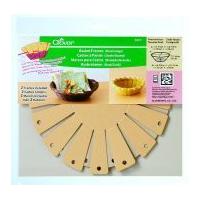 Clover Oval Basket Frame Template 19cm x 16cm