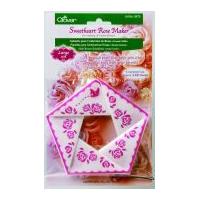 Clover Sweetheart Rose Fabric Rosette Maker 60mm