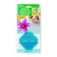 clover kanzashi pointed petal flower maker 75mm