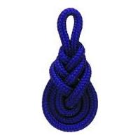 clover thick asian knot cord purple