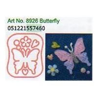 Clover Needle Felting Plastic Shaped Applique Mould Butterfly