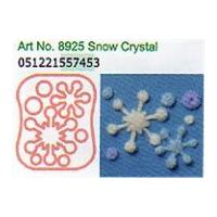 Clover Needle Felting Plastic Shaped Applique Mould Snow Crystal