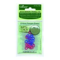 clover triangle knitting stitch markers