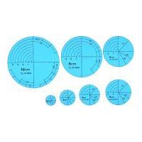 Clover Circular Templates For Drawing Quilting Lines