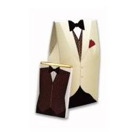 Club Green DIY Wedding Favour Boxes Tuxedo Suit