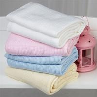 Clair De Lune Cellular Pram Blanket Cream