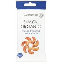 clearspring snack tamari roasted cashew nuts 30g