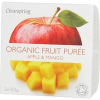 Clearspring Organic Apple Mango Puree (2x100g)