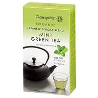 clearspring organic mint green tea 20 bags