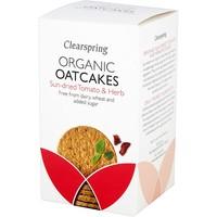 clearspring organic sundried tomato herb oatcakes 200g