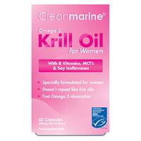 Cleanmarine Krill Oil for Women 600mg (60 tab)