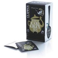 clipper fairtrade organic earl grey tea 1 x pack of 25