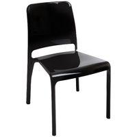 Clarity High Gloss Chair Black