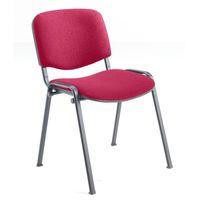 Club Fabric Stacking Chair Club - Claret