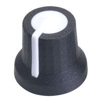 Cliff CL170822BR K87MAR Black Soft Touch Knob Push D Shaft 6mm - W...