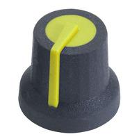 Cliff CL170826BR K87MAR Black Soft Touch Knob Push D Shaft 6mm - Y...