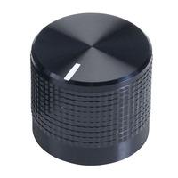 Cliff FC7225B KM20B Black Aluminium Clad Plastic Knob - Marker Lin...