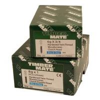 Clutch Head Security Woodscrews ZP Box of 200