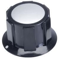 Cliff FC1616 K1C Knob Black - Satin Cap - 1/4\